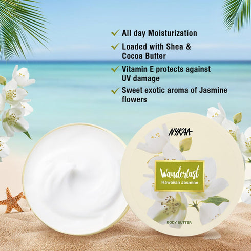 Nykaa Wanderlust Body Butter | Hawaiian Jasmine