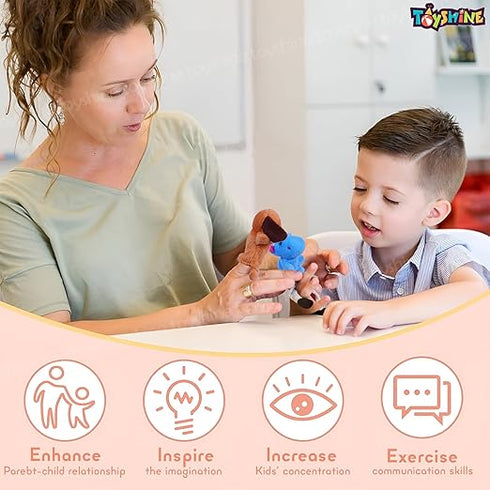 Toyshine Animal Finger Puppets Multicolor