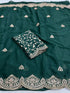 Vasthrlay Georgette Embroidery Saree Embellishments
