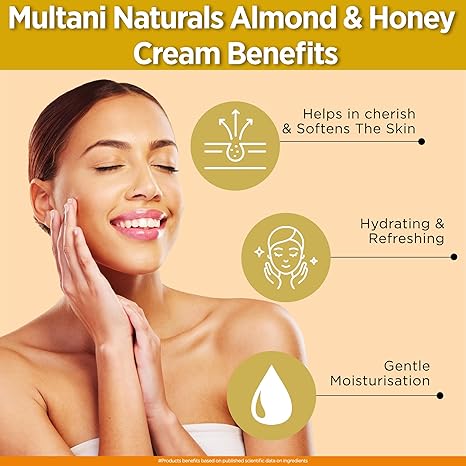 Multani Naturals Almond & Honey Cream