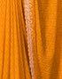 Vasthrlay Georgette Embroidery Unstitched Turmeric Yellow Saree
