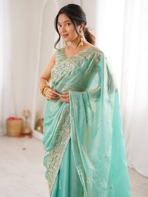 Vasthrlay Lavender Embroidery Unstitched Vt Ethnic Wear