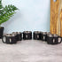 Stainless Steel Double Wall Coffee Mug Set 6 Pc