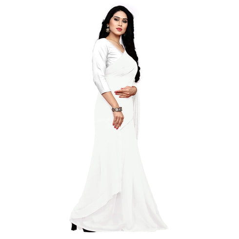Vasthrlay Georgette Unstitched Saree