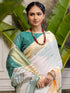 Vasthrlay Weaving White1 White Saree