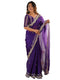 Vasthrlay Shimmer Embroidered Dark Saree