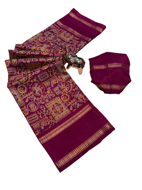 Vasthrlay Printed Beautiful Kalamkari
