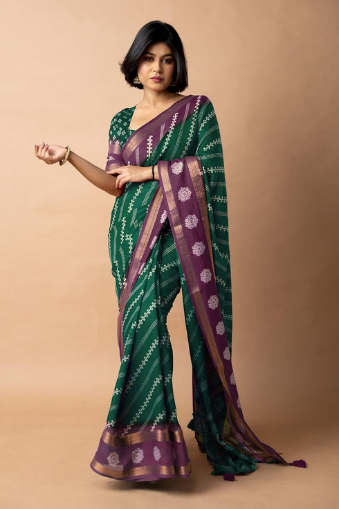 Vasthrlay Fashion Bandhani Printed Ethnic Wear