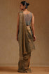 Vasthrlay Mustard Organza Solid