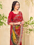 Vasthrlay Weightless Georgette Lime Saree