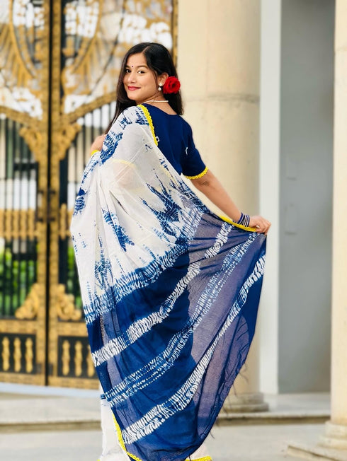 Vasthrlay Tie Dye Printed Elegant Festive