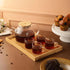 ZROY Enterprise Round Glass Tea Pot(Wooden Lid with Cup)