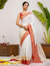 Vasthrlay Special Weaving Unstitched White Saree