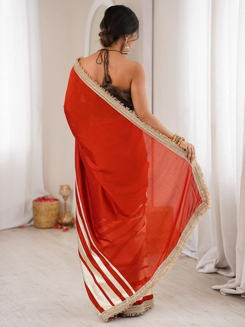 Vasthrlay Vichitra Embroidered Unstitched Fl Ethnic Wear