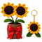Handmade Crochet Sunflower Pot (350 g)