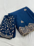 Vasthrlay Georgette Embroidery Saree Embellishments