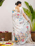 Vasthrlay Printed White1 White Saree