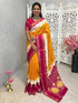 Vasthrlay Handloom Printed Unstitche Attache