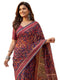 Vasthrlay Chanderi Printed Coffee Saree