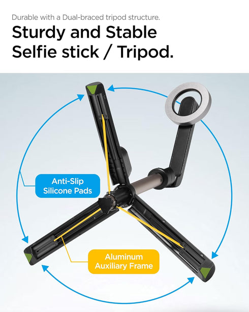 Spigen S572 Selfie Stick Tripod | Light Weight