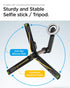 Spigen S572 Selfie Stick Tripod | Light Weight