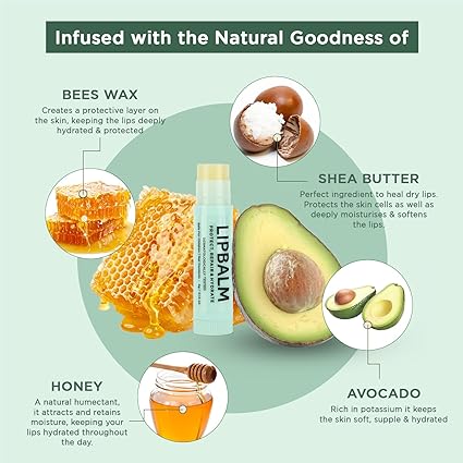 Bella Vita Organic Nicobalm Natural Lip Balm For Dry Damaged & Chapped Lips