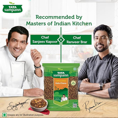 Tata Sampann Unpolished Kala (Black, Brown) Chana