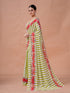 Vasthrlay Pink Unstitched Saree