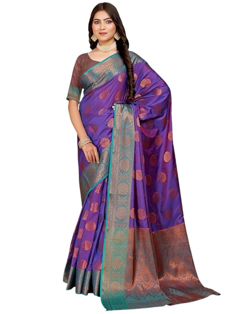 Vasthrlay Banarasi Mehendi Ethnic Wear