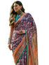 Vasthrlay Georgette Light Turquoise Saree