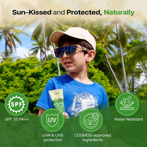 All Skin Natural Kids Sunscreen for Babies & Kids - SPF 35, PA++