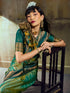 Vasthrlay Striped Tassels Unstitched Designer Ethnic Wear