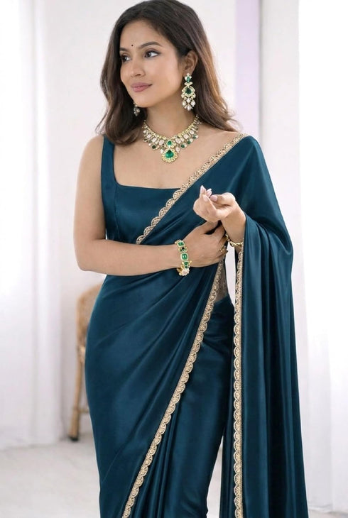Vasthrlay Scalloped Readymade Stitched Unstitched Ethnic Wear