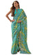 Vasthrlay Chiffon Bandhani Unstitched Purple Saree
