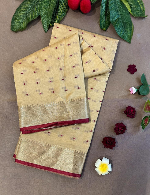 Vasthrlay Tussar Saree Butties