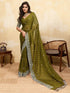 Vasthrlay Chiffon Striped Unstitched Sum Ethnic Wear