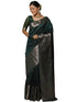 Vsathrlay Saree Kanjivaram Silk Pari Dark