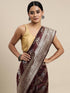 Vasthrlay Silver Banarasi Saree