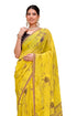 Vasthrlay Sourbh Georgette Plastic Turquoise Ethnic Wear