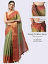 Vasthrlay Green1 Womens Ready To Wear One Minute Polyester Erode Zari Saree