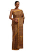 Vasthrlay Mustard Crepe Paisley