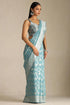 Vasthrlay Turquoise Tussar Design