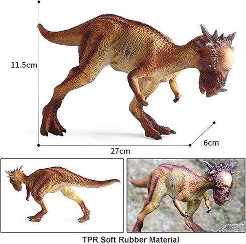 Realistic Pachycephalosaurus Dinosaur Toy for Kids 3-15 Years Big Size