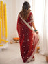 Vasthrlay Sequins Embroidery Dark Saree