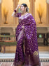 Vasthrlay Banarasi Traditional Unstitched Saree