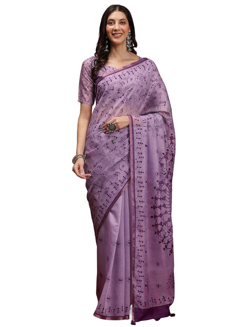 Vasthrlay Madhubani Printed Unstitched Hs Ethnic Wear