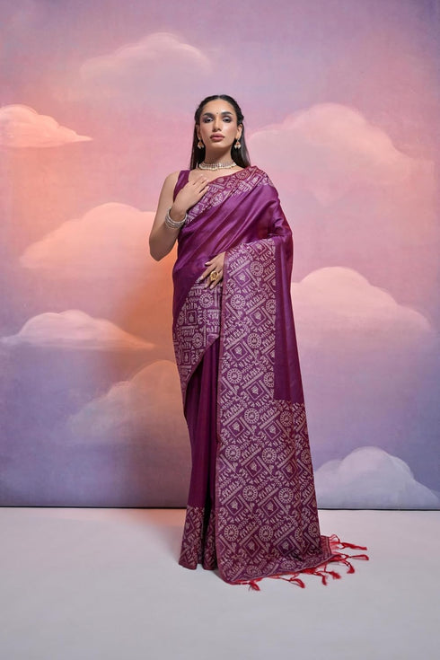 Vasthrlay Tussar Saree Design