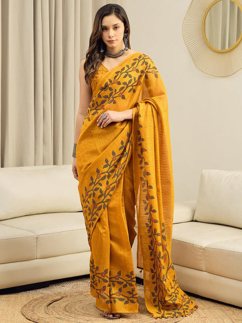 Vasthrlay Cotton Printed Unstitched Ethnic Wear