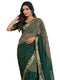 Vasthrlay Georgette Bandhani Unstitched Pink Saree