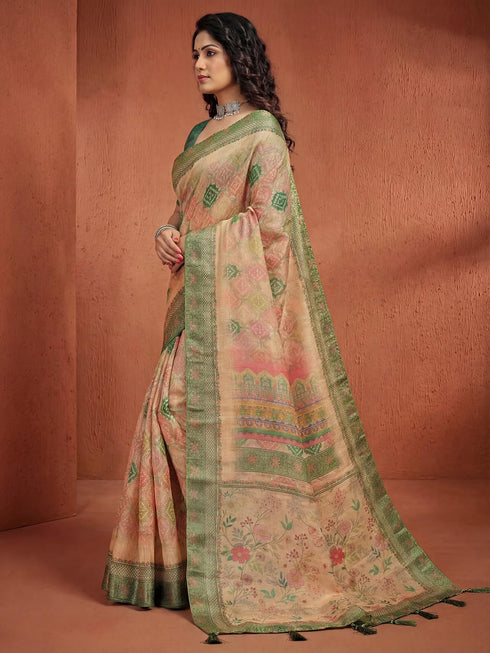 Vasthrlay Madhubani Unstitched Sai Ethnic Wear